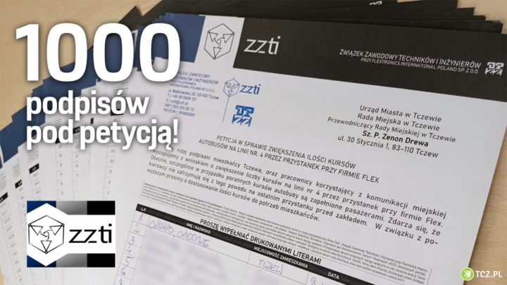 1000 podpisów pod petycją w sprawie Komunikacji Miejskiej w Tczewie!